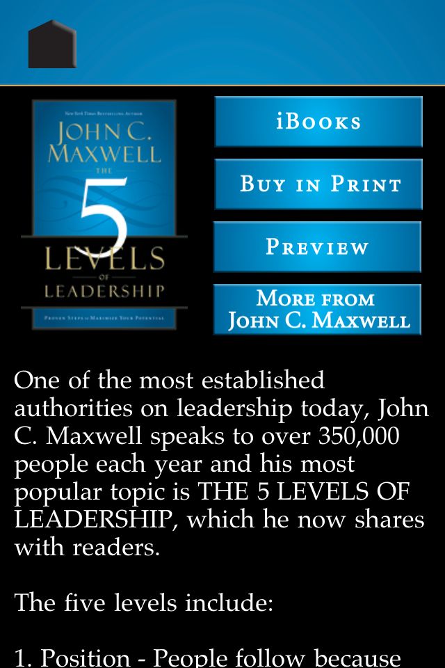 John C. Maxwell's The 5 Levels of Leadership - Educational App